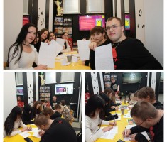 Powiększ zdjęcie Młodzież%20w%20Mediatece%20podczas%20Maratonu%20Pisania%20Listów