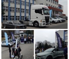 Powiększ zdjęcie Dzień Otwarty - samochody do prezntacji i promocji kierunku mechanik pojazdów samochodowych udostępniły firmy: Citronex Trans Energy, Ultima Auto Zgorzelec oraz prywatni kolekcjonerzy